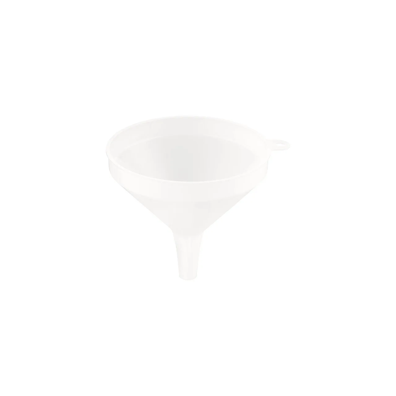 CAC China SFNP-16W Funnel, 16 oz., 5-1/4" dia., Round, Polyethylene, White