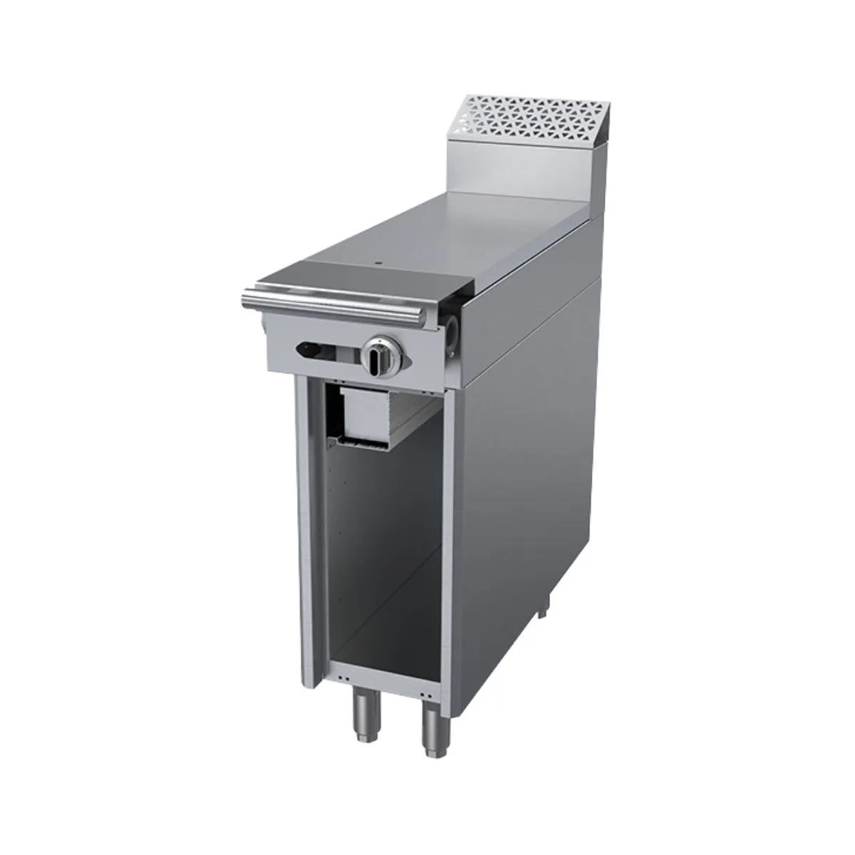 Garland US Range C12-8S 12" Gas Heavy Duty Range w/ 12" Full Hot Top, Cabinet Base, 25.000 BTU