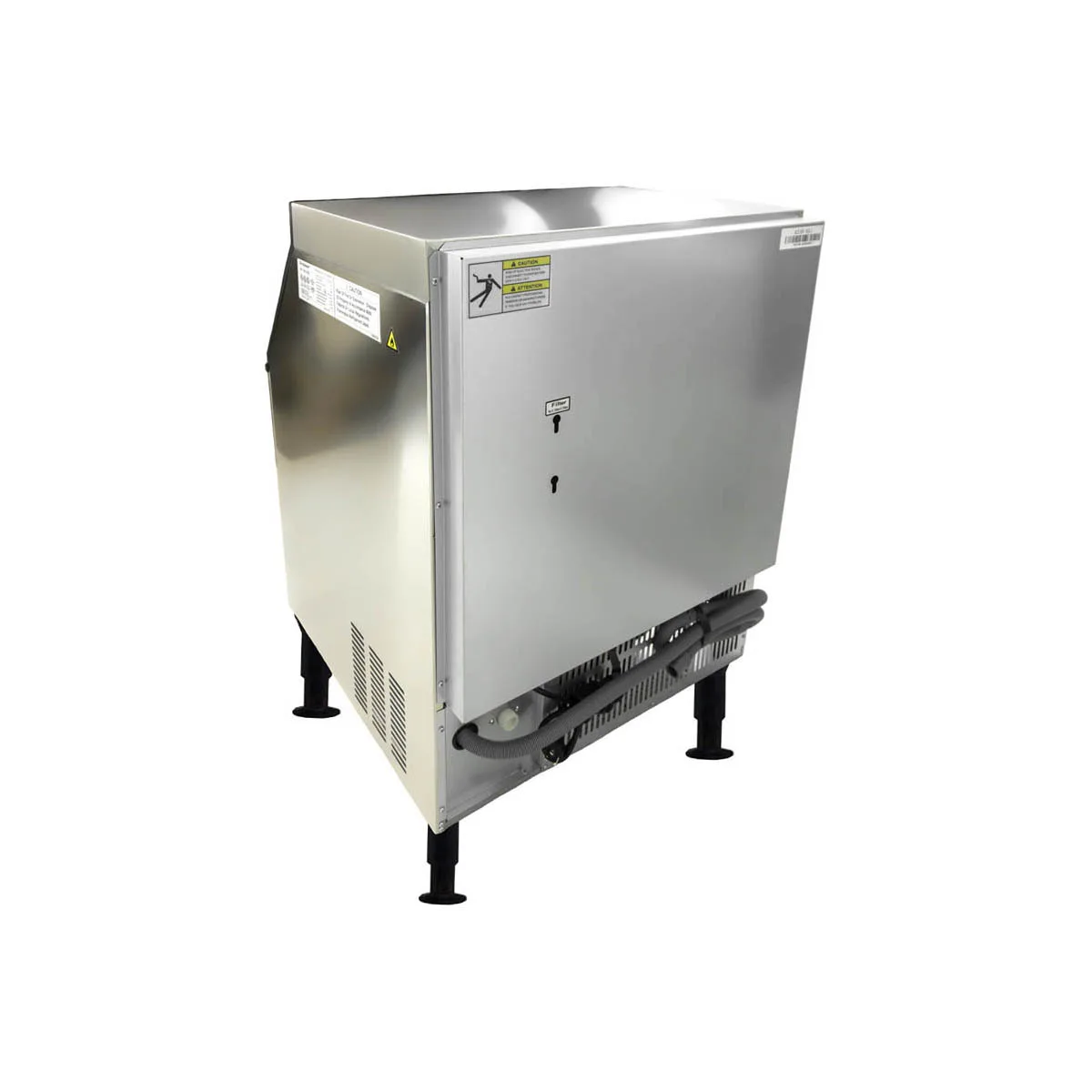 Omcan USA 47484 26" Air Cooled Full Cube 210 lb Undercounter Ice Machine with 80 lb Bin