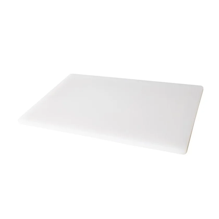 Omcan USA 41202 Cutting Board, 15" x 20" x 1/2" White Polyethylene, Dishwasher Safe, USDA/FDA/NSF
