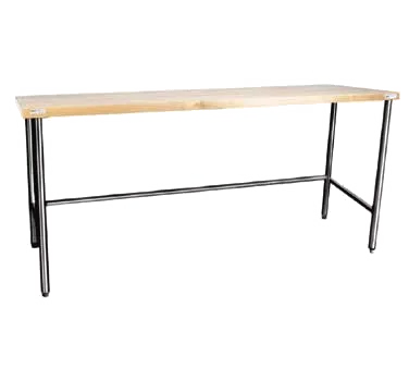 Winholt WTS3696 Work Table, 96"W X 36"D X 34"H, Open Bar Style