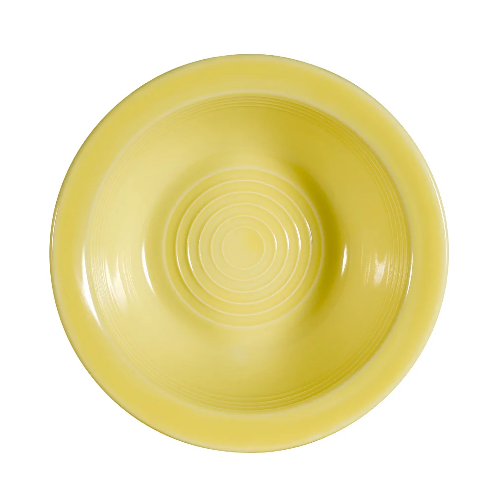 CAC China TG-10-SFL Tango Grapefruit Bowl, 13 oz., 6-5/8" x 2", Round Porcelain, Sunflower, 1 Dozen