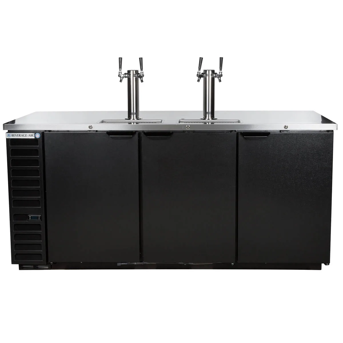 Beverage Air DD78HC-1-B 79" Draft Beer Cooler w/ 4 Kegs, 33.59 cu. ft., 2 Dual-Tap Towers