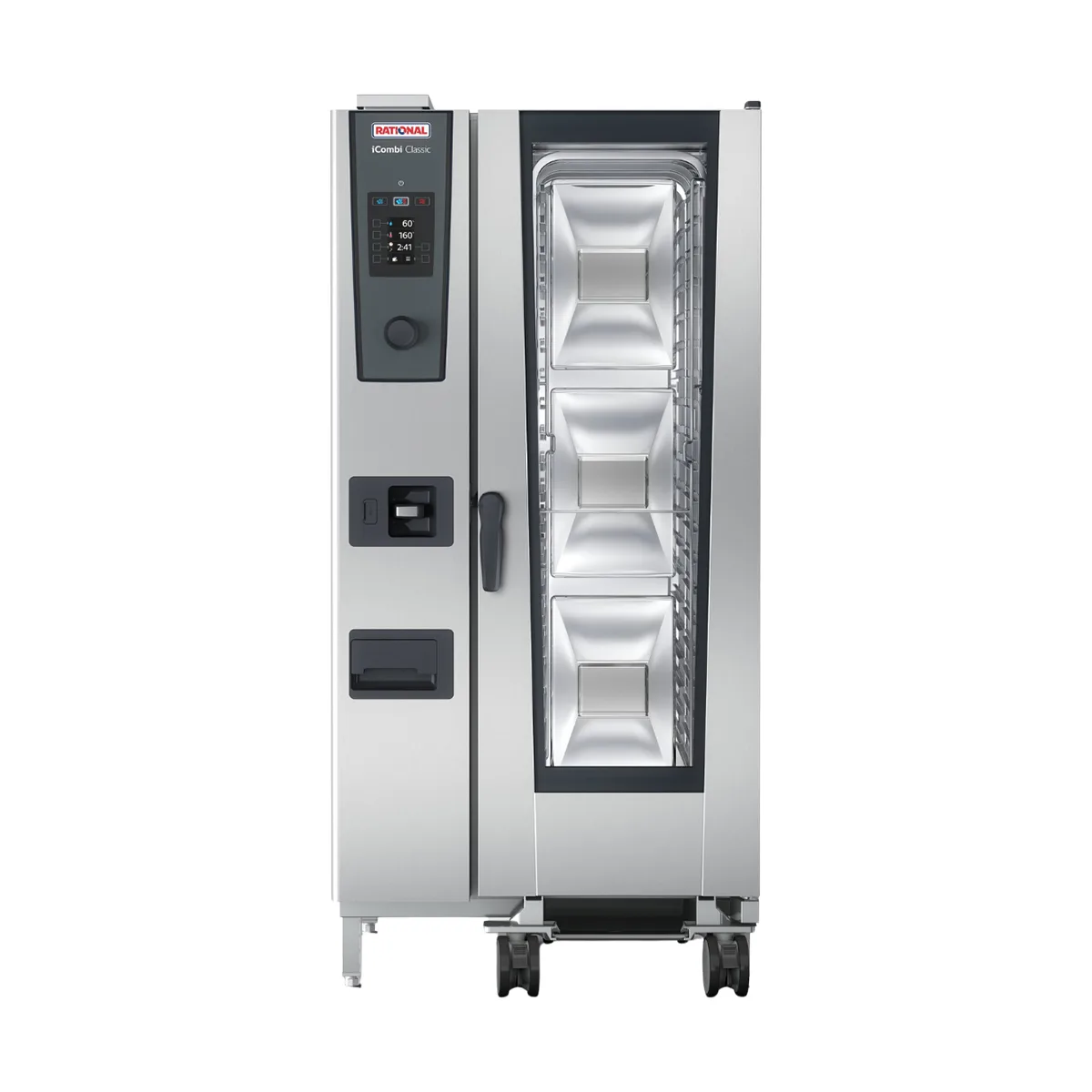 RATIONAL ICC 20-HALF E 480V 3 PH Half Size 20 Pan Electric Combi Oven w/ Manual Controls