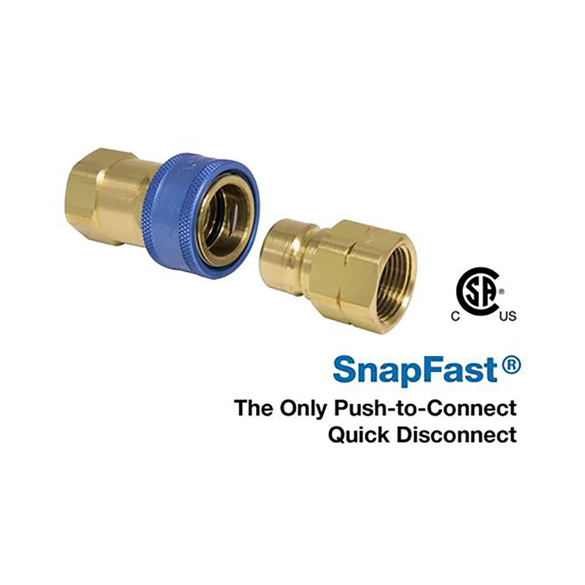 Dormont A50R Quick Disconnect Coupler – 1/2" SnapFast™ QD / Durable Metal