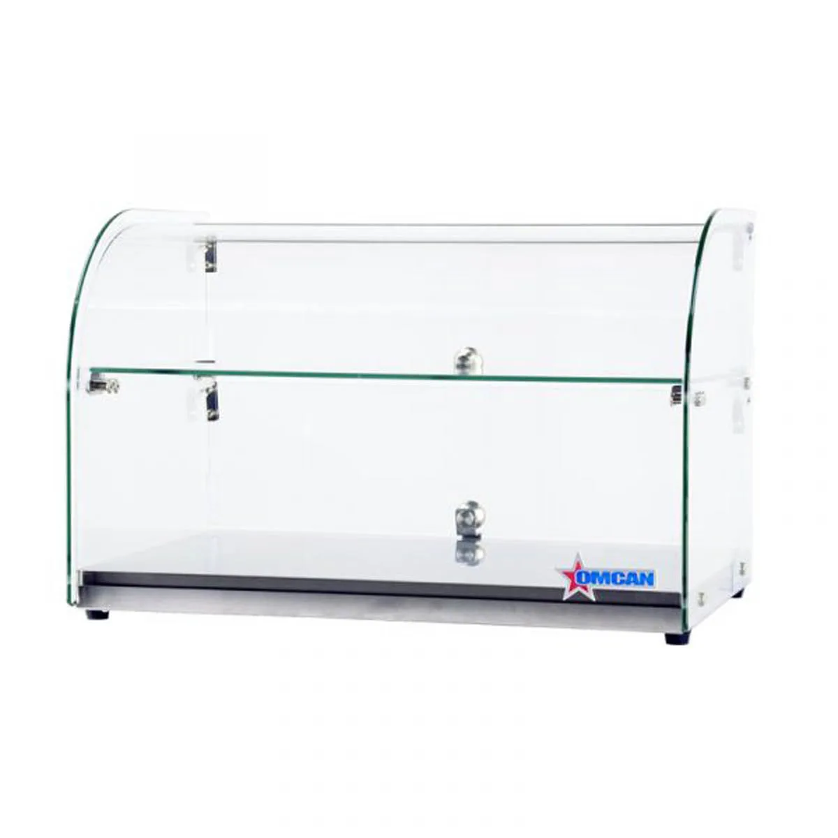 Omcan USA 44372 Countertop Display Case, Curved Front Glass