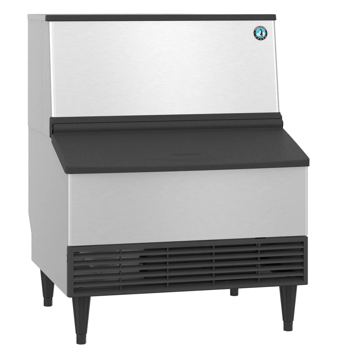 Hoshizaki KM-301BAK Crescent Cube Ice Maker with Bin, 2985 lb/24hr, 100 lb Bin, Air-Cooled