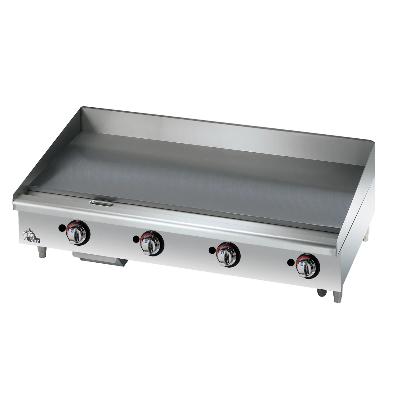 Star 648MF 48" Countertop Manual Gas Griddle, 1" Steel Plate, 113.200 BTU