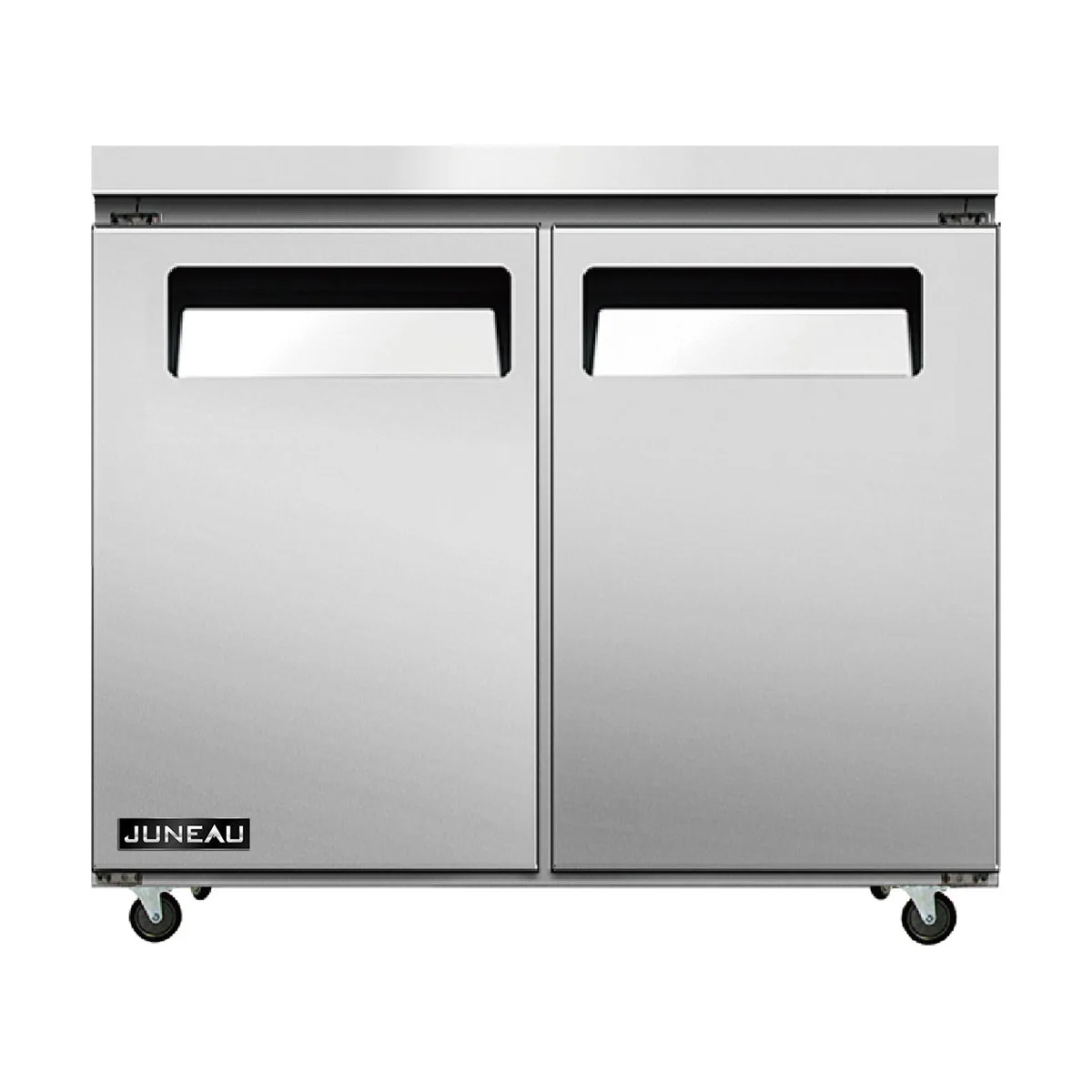 Omcan USA 58012 36" 2-Door Undercounter Refrigerator, Stainless Steel, 4.9 cu. ft., R290 Refrigerant