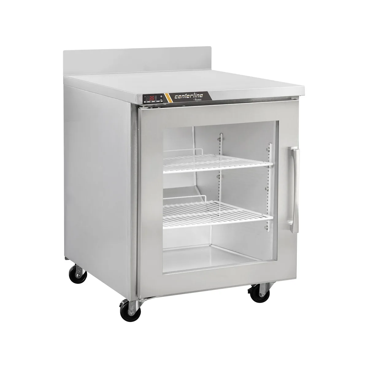 Traulsen C Series CLUC-27R-GD-WTR 27" 1-Section Worktop Refrigerator w/ 1 Glass Door (right)