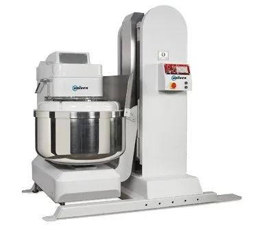 Univex SL280LH Silverline Spiral Mixer with 444 qt Tilting Bowl, 2-Speed, 615 lbs Dough Capacity