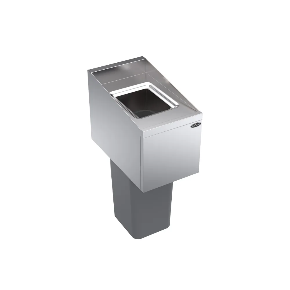 Krowne KR24-T14 14" x 24" Opening In Top For Trash Disposal Royal Series Underbar Trash Station