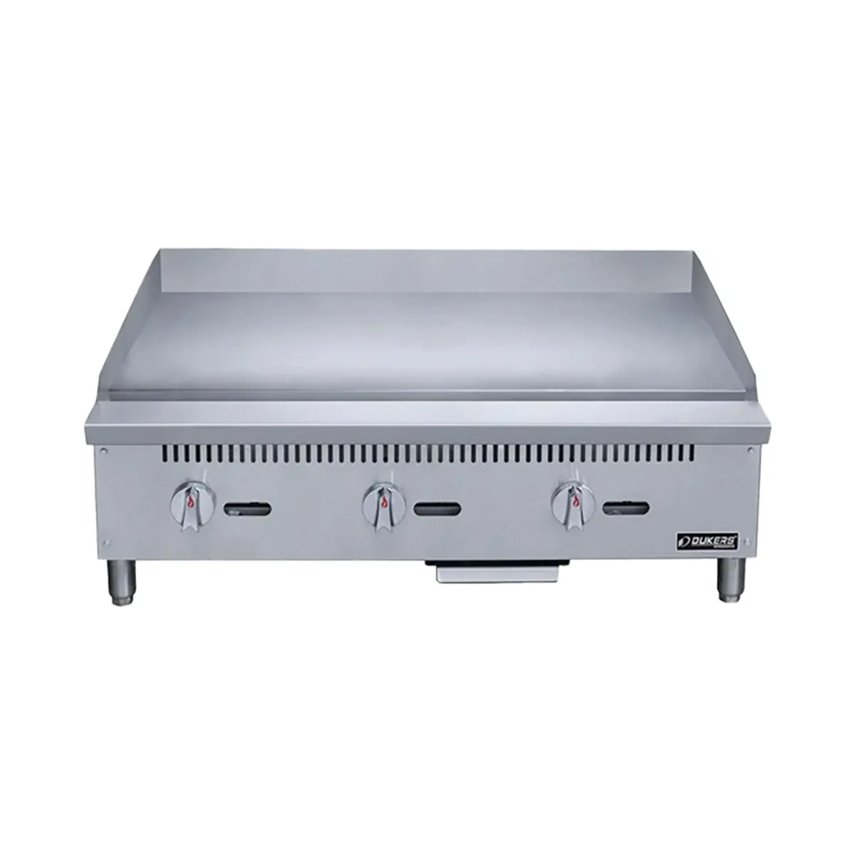 Dukers Appliance Co DCGM36 36" Countertop Manual Gas Griddle, 3/4" Steel Plate, 90.000 BTU