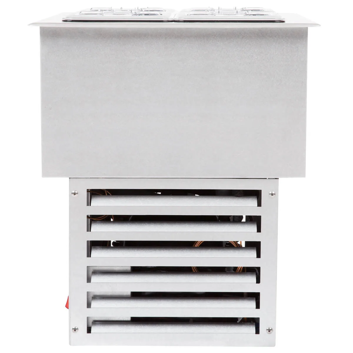 APW Wyott RTR-4DI Drop-In Refrigerated Cold Well, 4 x 1/6 size pans