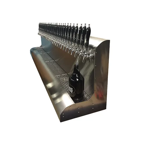 Perlick 4076BK3 Modular Draft Beer Dispensing Tower, 3 Faucets