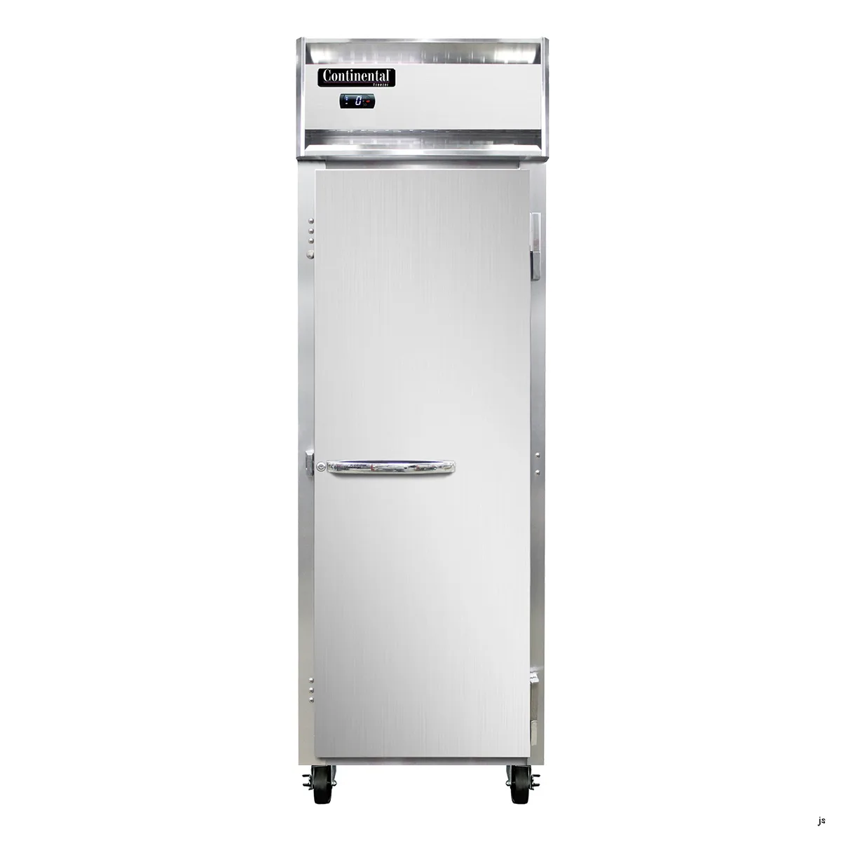 Continental Refrigerator 1FN 26" 1-Section Reach-In Freezer, Solid Door, Top Mounted, 20 cu. ft.