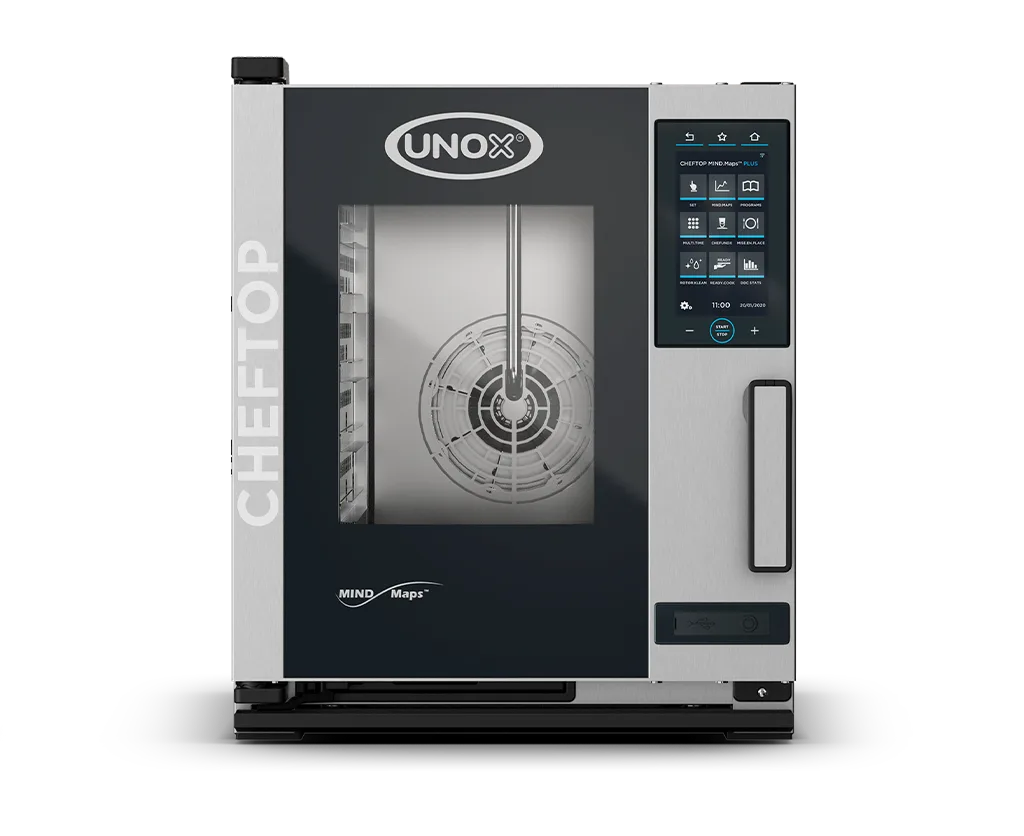 UNOX XACC-0513-MPRM Half Size 5 Pan Electric Combi Oven w/ Touchscreen, 208/240V