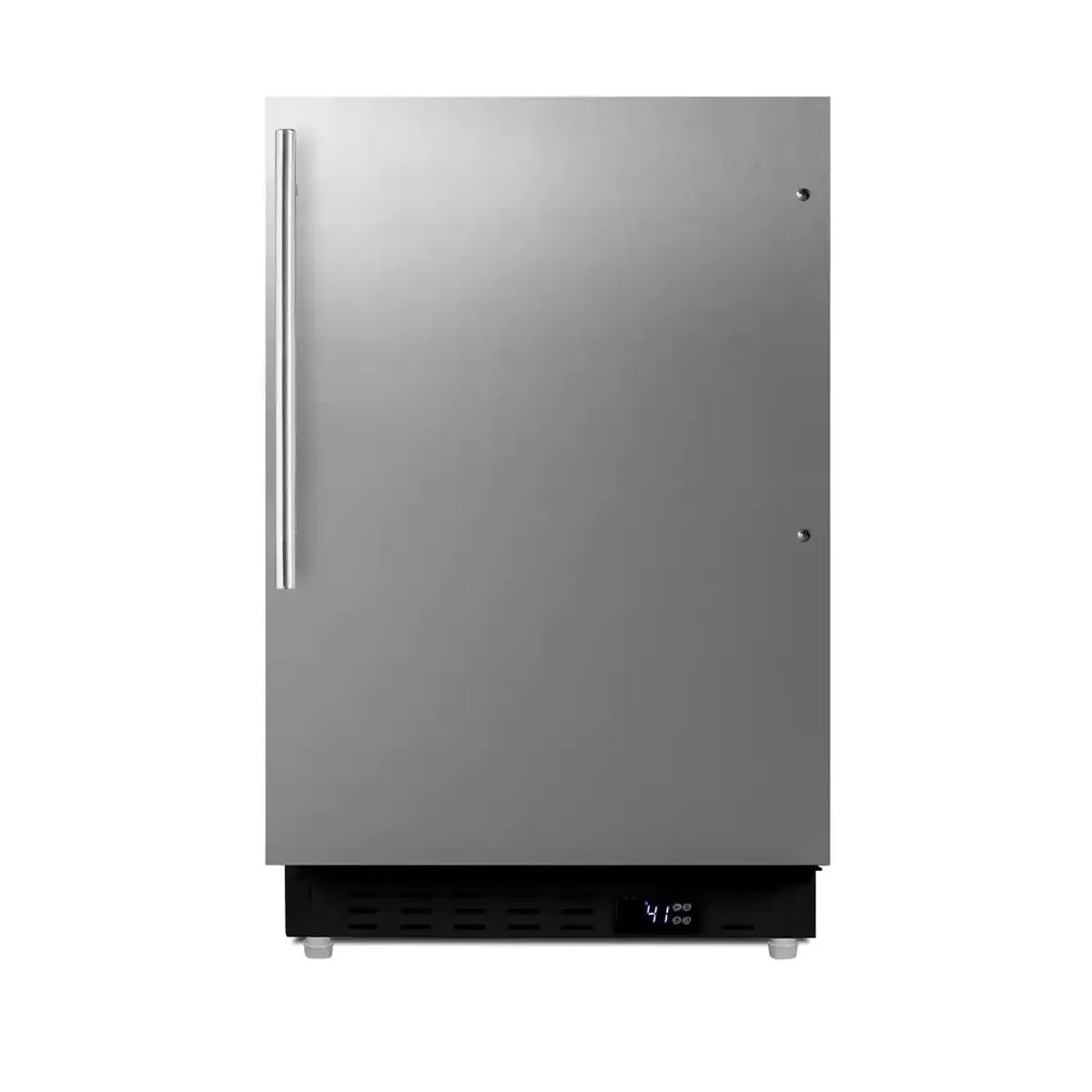 Summit ALR47BCSSHV 20" Built-in or Freestanding Undercounter Refrigerator, Stainless Steel, Pro-Style Handle, 3.5 cu. ft.