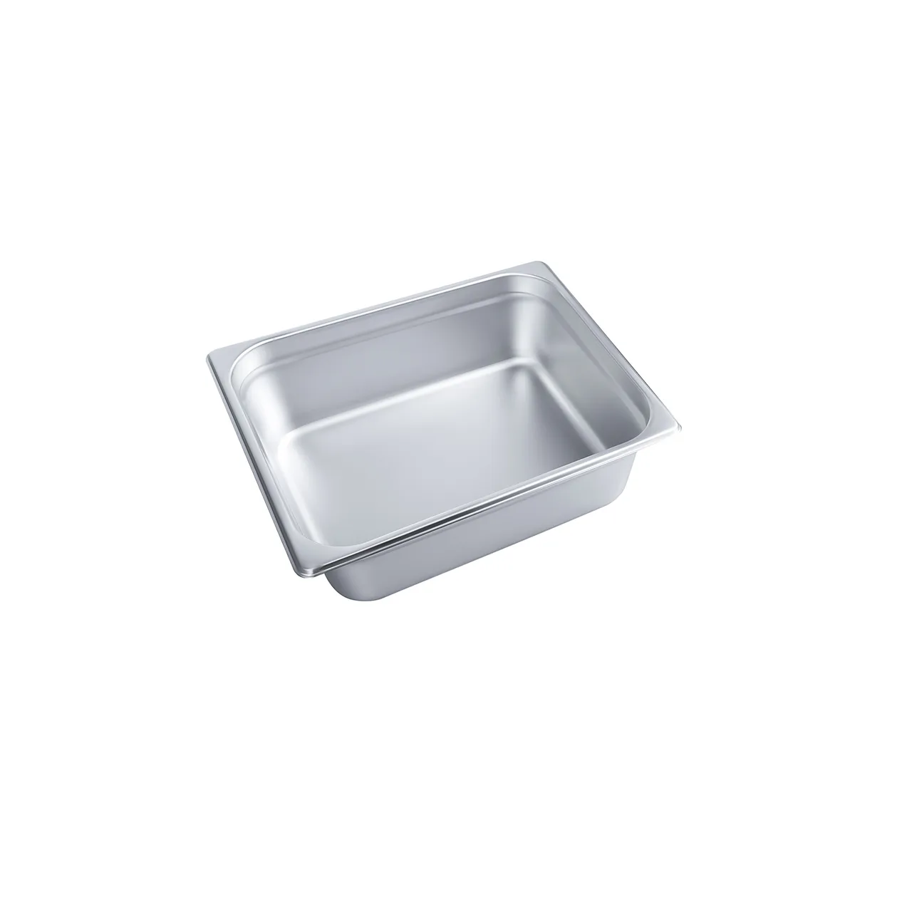 CAC China STPH-23-4 Stainless Steel Steam Table Pan – 1/2 Size, 4" Deep, Anti‑Jam, Stacking Lug