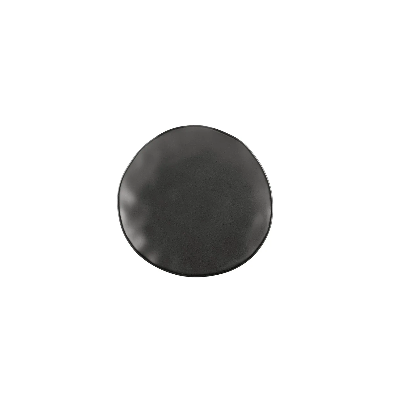 CAC China RFR-7 Rainforest Plate, 7-1/4" x 7" x 3/4", Porcelain, Dark Green Glaze, Edge - Dozen