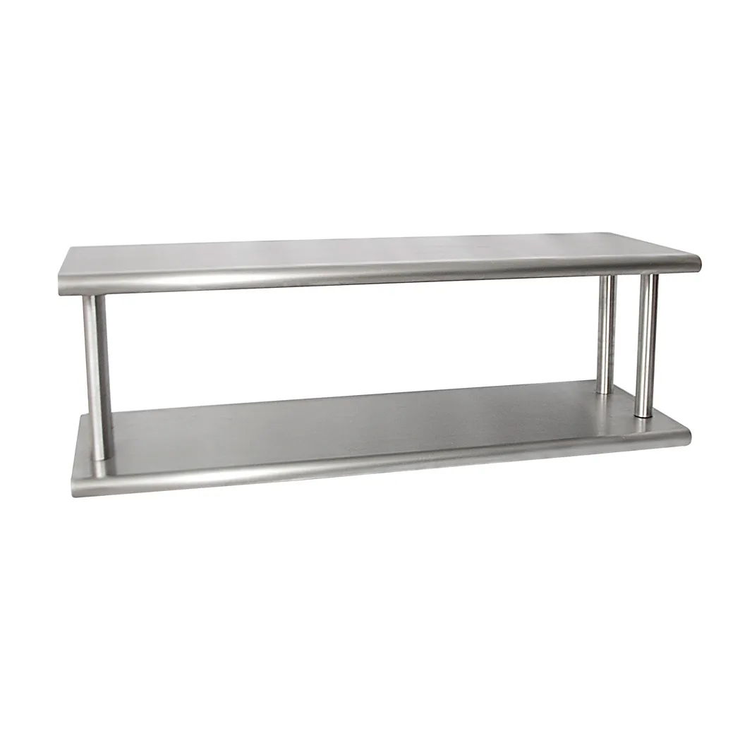BK Resources PTS-1824-2 Stainless Steel Double Tier Pass Through Shelf - 24"W x 18"D