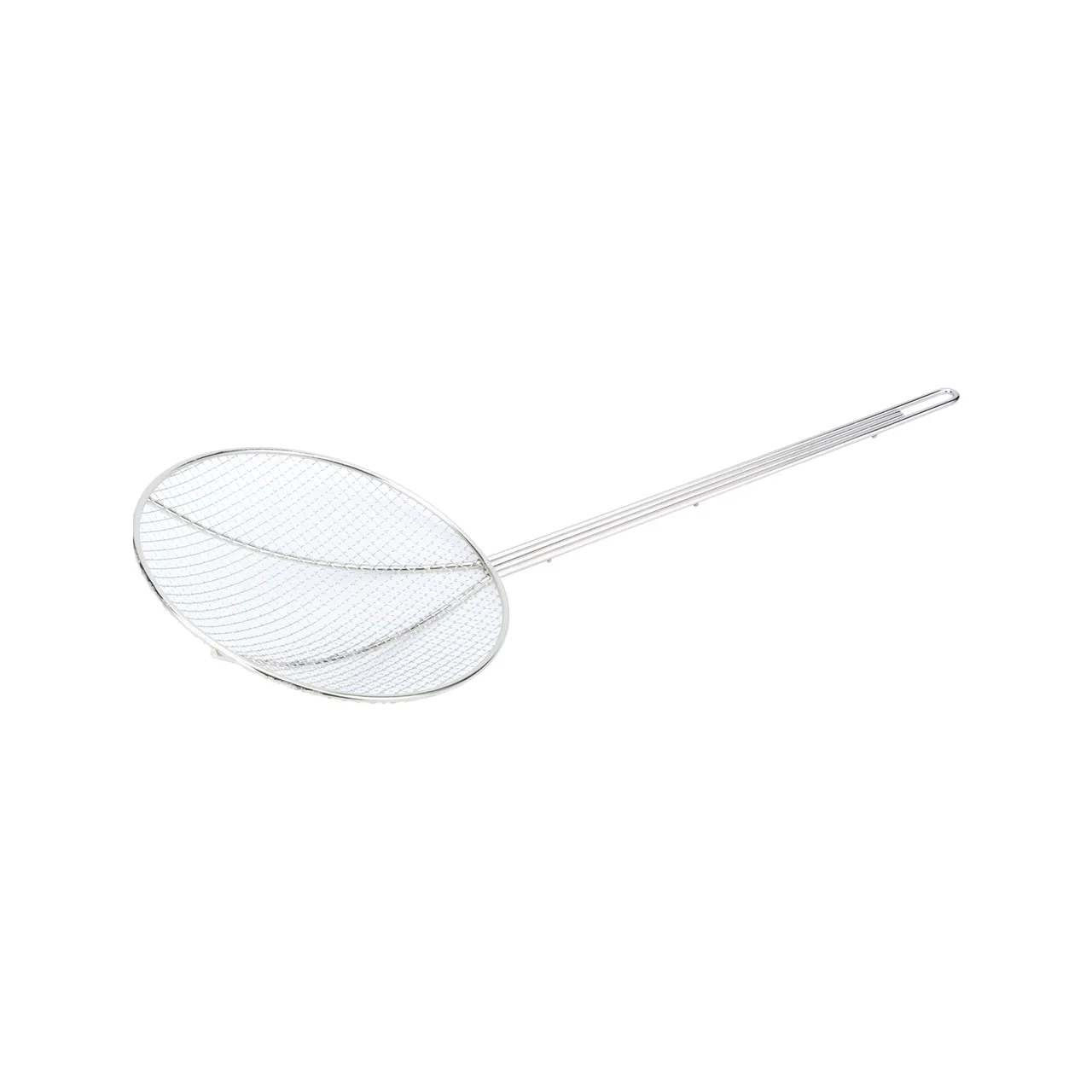 CAC China SKWR-9 Wire Skimmer, 9" Diameter Round Bowl, Nickel-Plated Finish, Coarse Mesh Design