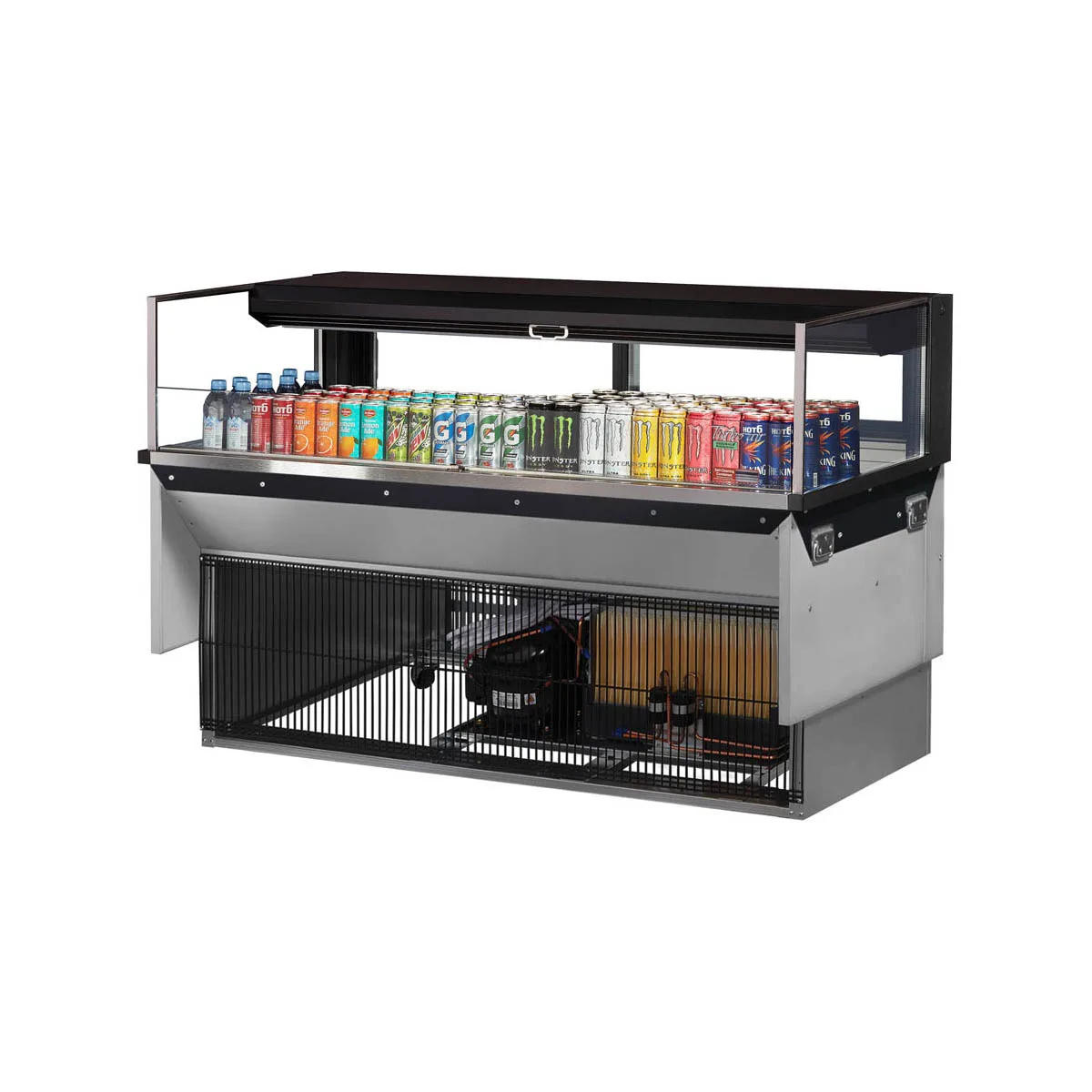 Turbo Air TOM-60L-UFD-W(B)-1SI-N 60" Drop In Open Refrigerated Deli Display Case