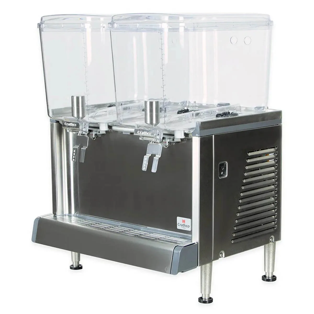 Crathco CS-2D-16-290 Beverage Dispenser with 2 Bowls / Agitator Type - 4.75 Gal (each) - 1/10 Hp