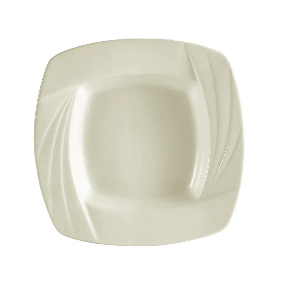 CAC China GAD-SQ110 - Garden State Square Pasta Bowl 24 oz White Porcelain, Dishwasher Safe - 1 Dozen