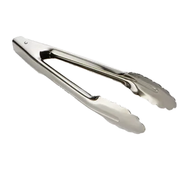 TableCraft Products 2774 Utility Tongs, 9-1/2", Dishwasher Safe