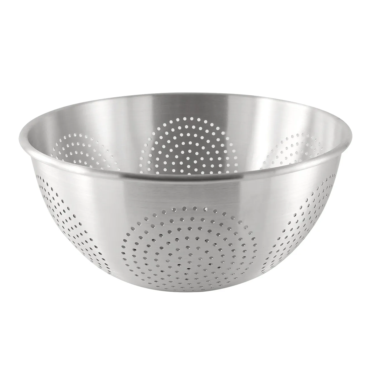 CAC China ALCL-16C Colander, 16 Quart, 16" Diameter, Round, Aluminum, No Handles