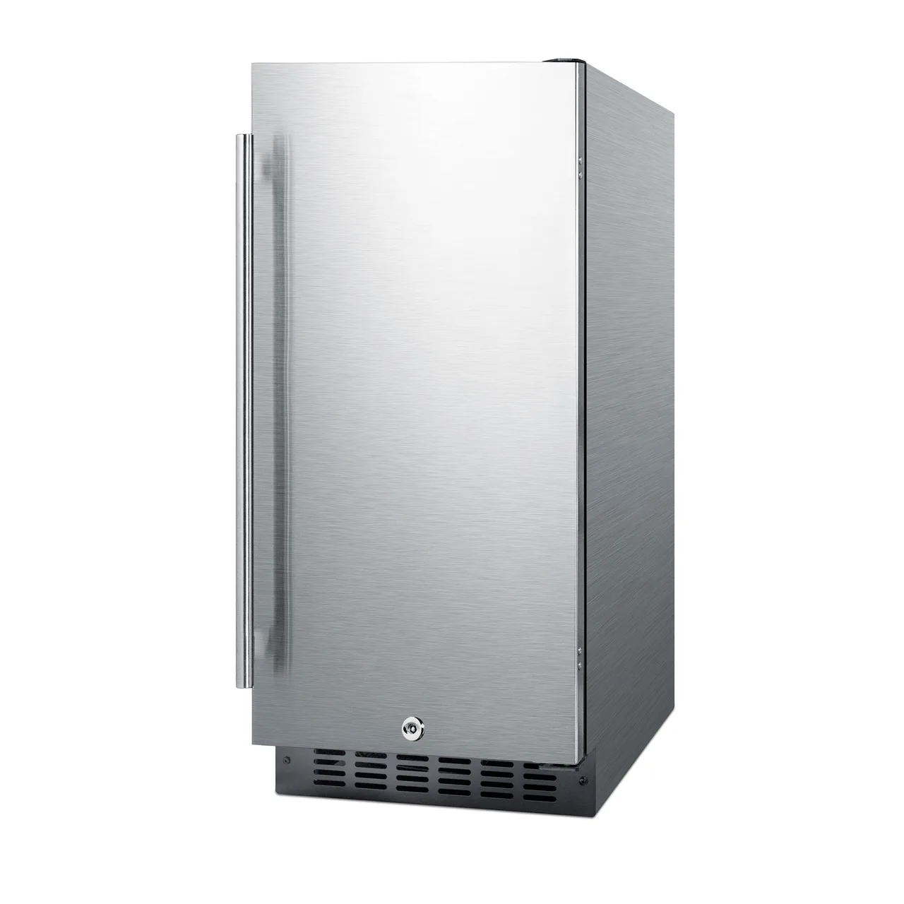 Summit ALR15BCSS 15" Built-in or Freestanding Undercounter Refrigerator in Stainless Steel, 2.2 cu. ft.