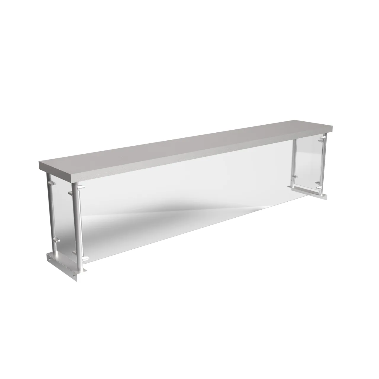 BK Resources SG-FCS-72 Sneeze Guard Overshelf, For Steam Tables