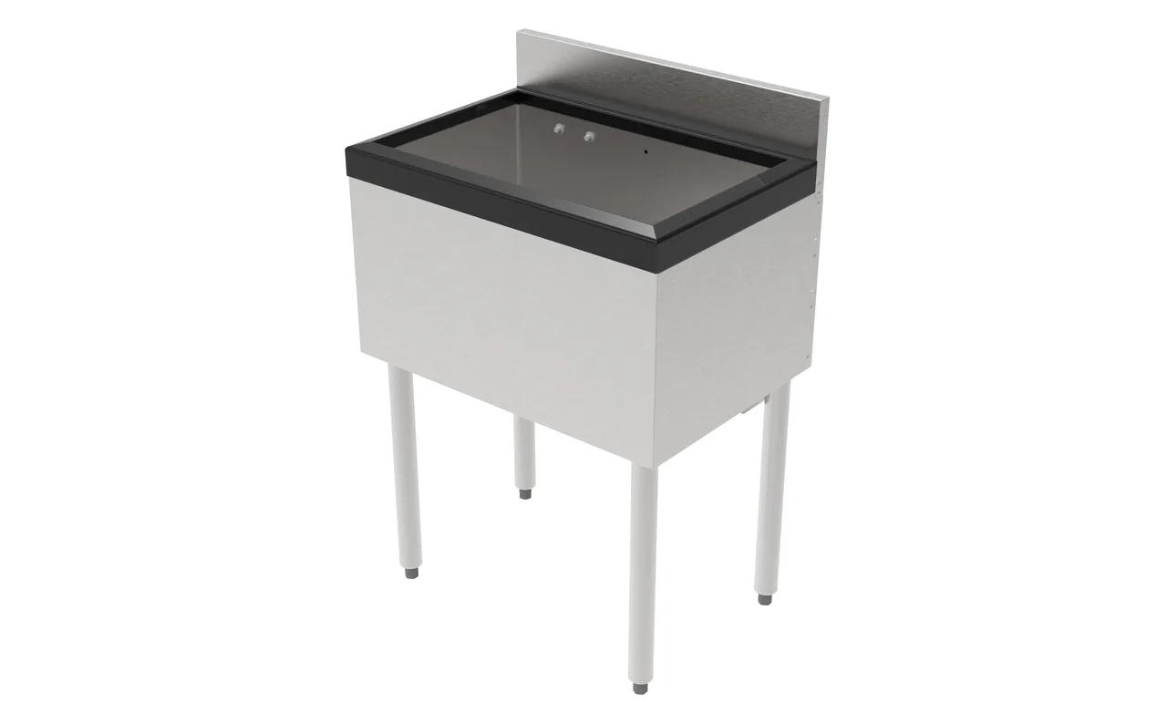 Perlick TSC36IC10 Underbar Ice Bin/Cocktail Unit with 78 lbs. Ice Capacity 10-Circuit Cold Plate