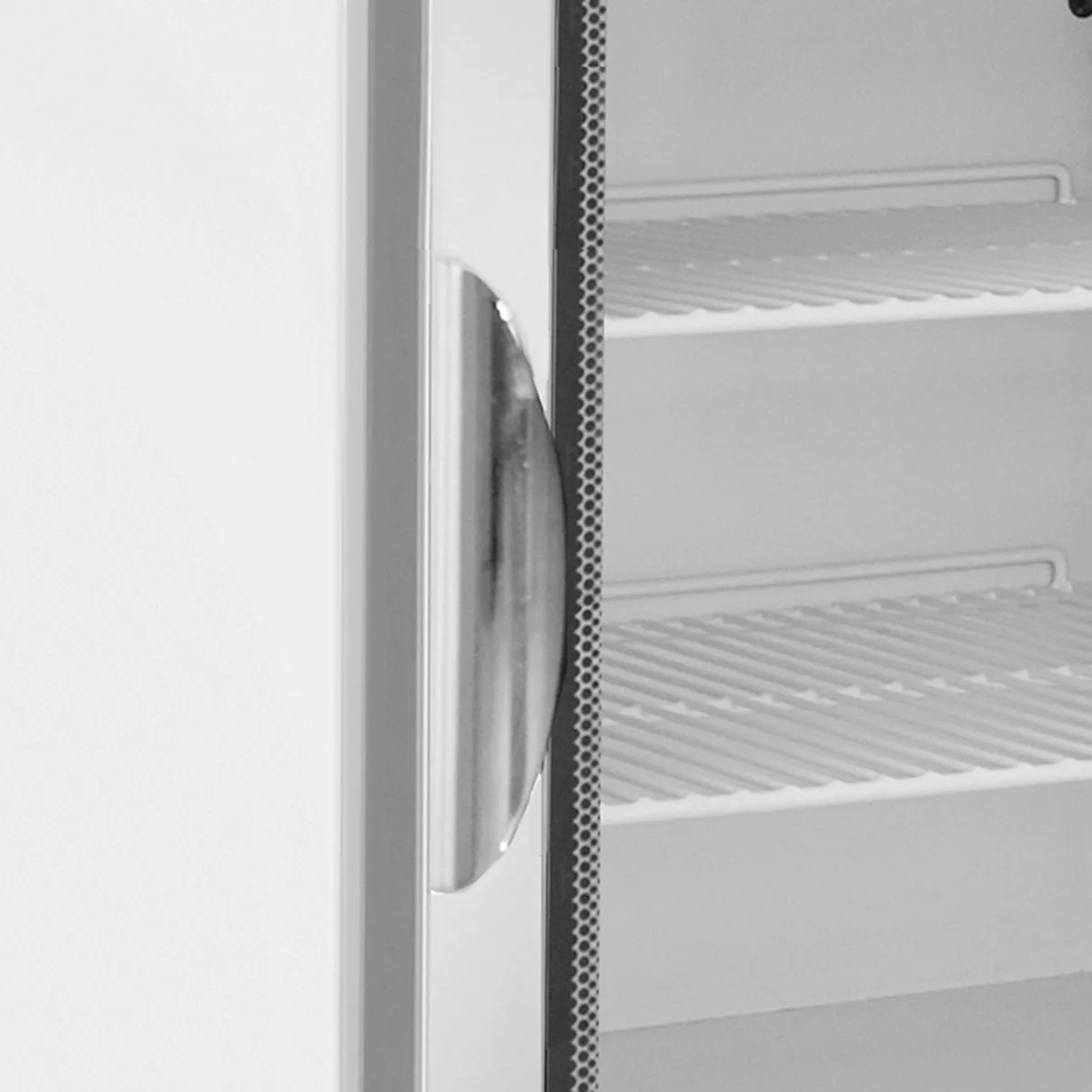 Maxx Cold MXM1-4FHC - 24.3" Wide Countertop Freezer, 4.2 cu.ft, Glass Door, White Steel, Thermostat