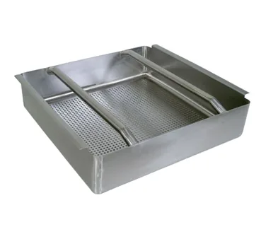 John Boos PB-DTA-20-01 Dish Table Pre-Rinse Basket, with Welded Slide Bar