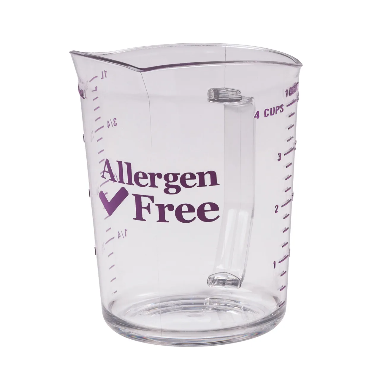 Cambro 100MCCW441 Measuring Cup - 1 Quart (32 oz) Plastic, Purple Graduations, Dishwasher Safe