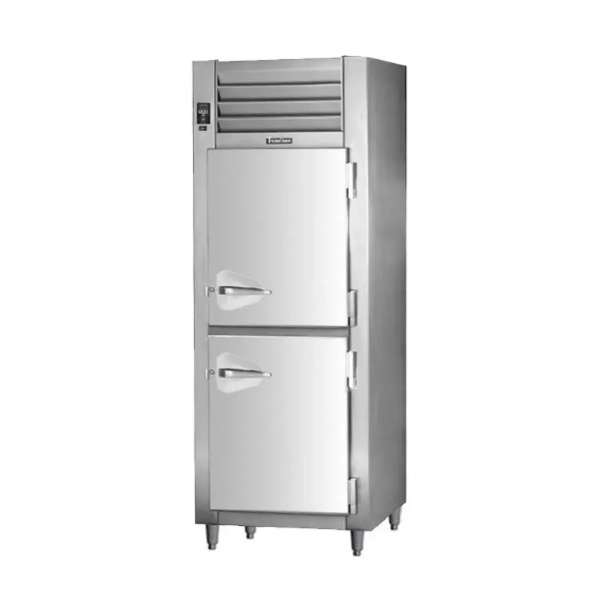 Traulsen RHT132D-HHS 24" 1-Section Reach-In Refrigerator w/ 2 Solid Half-Doors, Remote, 18.86 cu. ft.
