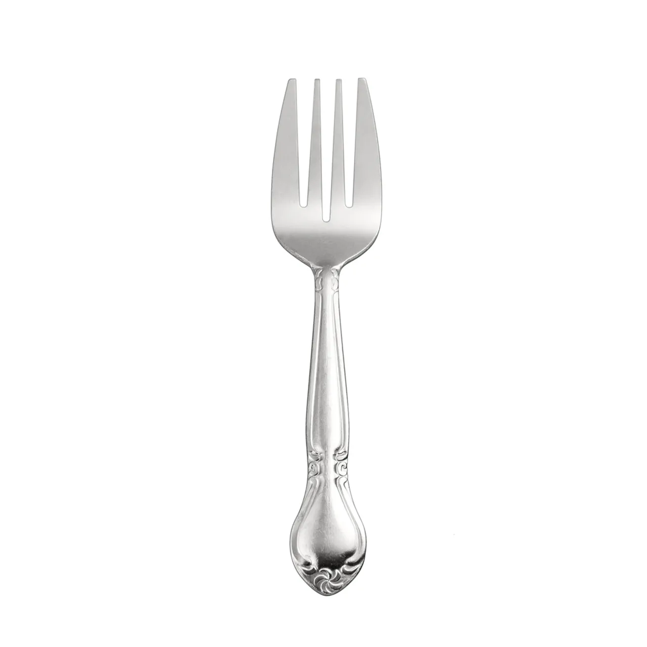 CAC China 2003-06 Elizabeth Salad Fork, 6½" Length, Heavy Weight, 18/0 Stainless Steel - 1 Dozen