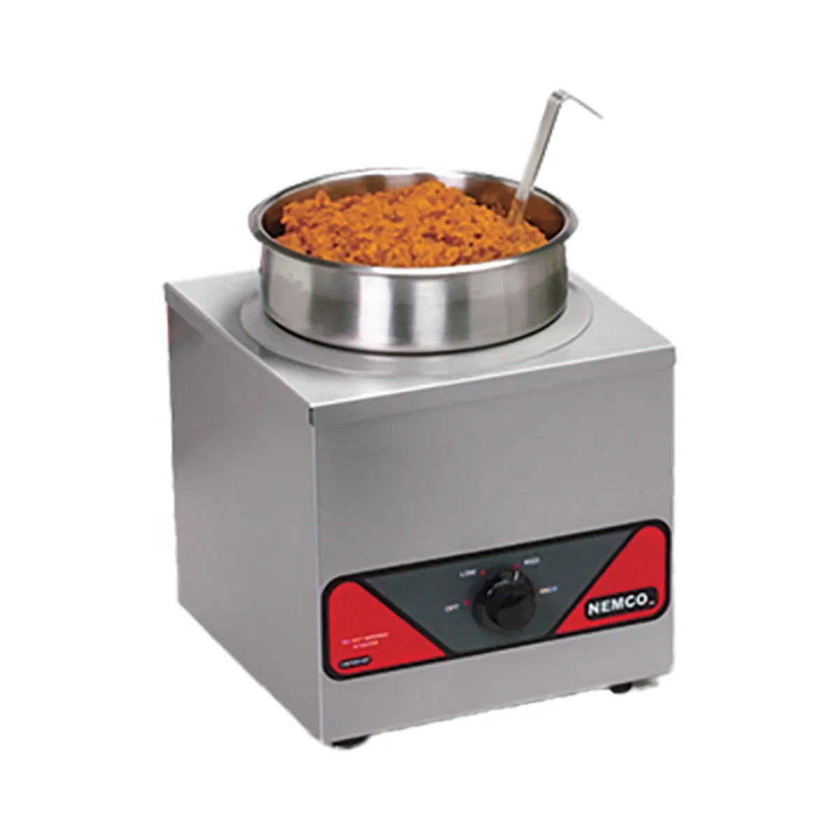 Nemco 6110A Countertop Food Pan Warmer w/ 4-Qt. Capacity, Adjustable Thermostat, 1 Well