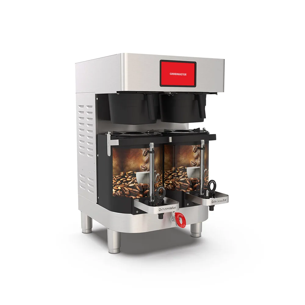 Grindmaster PBC-2W Double Coffee Brewer for Thermal Server For 1.5-Gal Warmer Shuttle