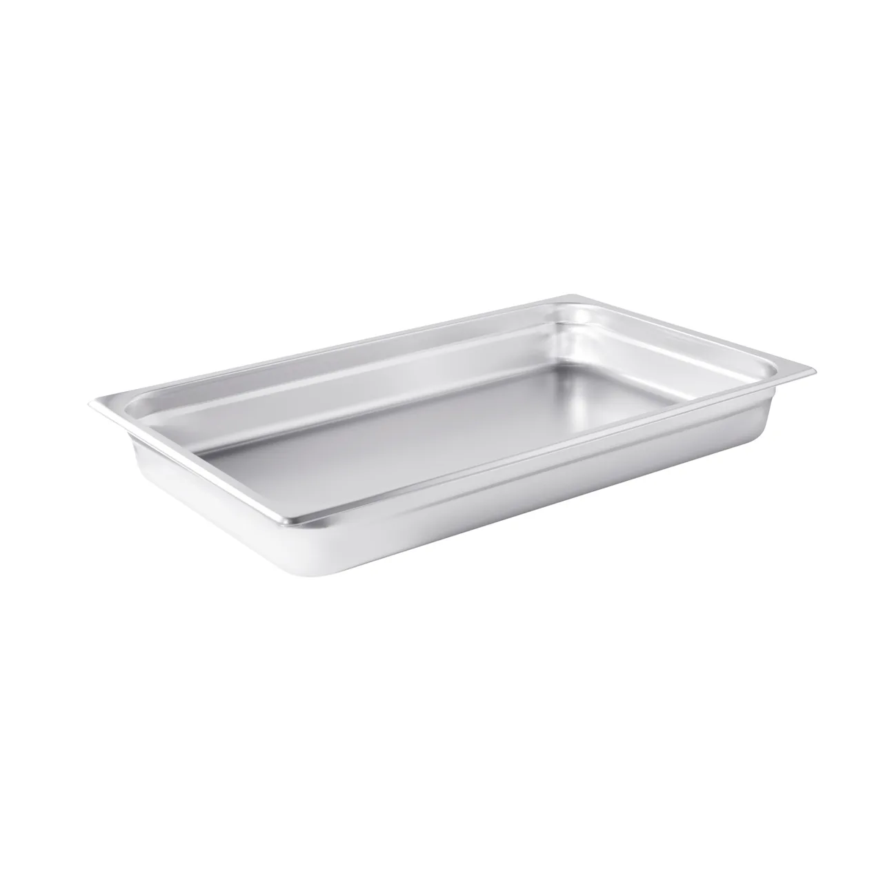 CAC China STPF-25-2 Stainless Steel Steam Table Pan, 1/1 Size, 2‑1/2" Deep, Dishwasher Safe