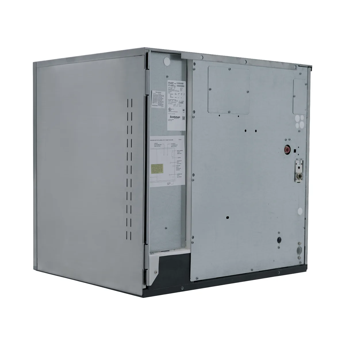 Scotsman MC0830SWX-32 Water-Cooled Half-Cube Ice Maker, 907 lb/24h, AgION, R290, 208-230V, Stainless
