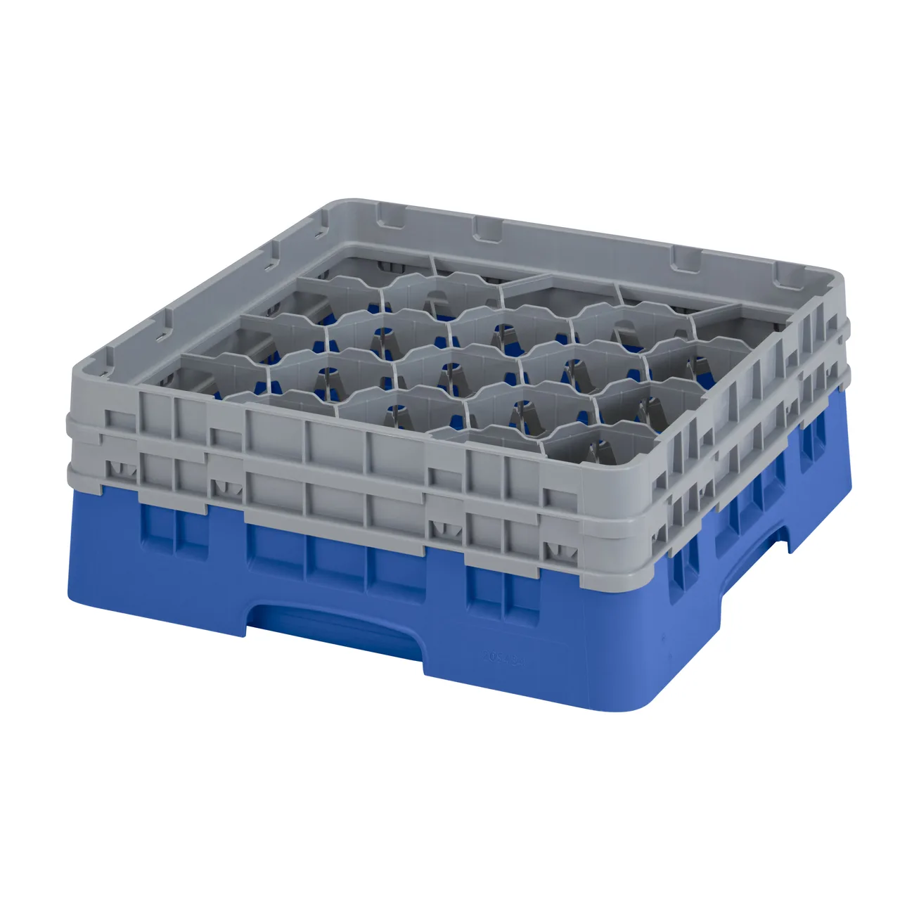 Cambro 20S434168 Camrack Glass Rack, Full Size, 19-3/4 x 19-3/4, 20 Compartments, Blue, HACCP Compliant