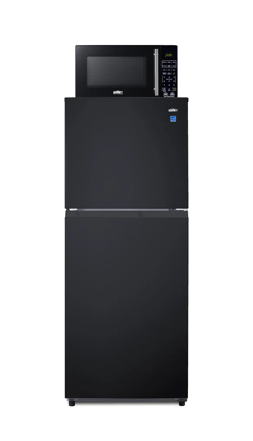Summit MRF1087BA 23.25" Breast Milk Refrigerator & Freezer w/ Microwave, Black, 10.1 cu. ft.