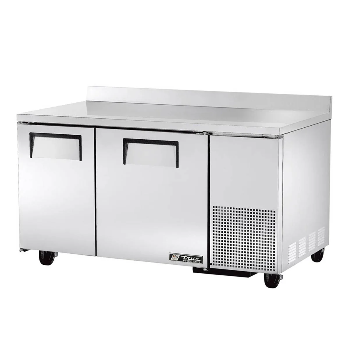 True TWT-60-32-HC 60" 2-Section Worktop Refrigerator w/ 2 Doors, Side Mount Front Breather