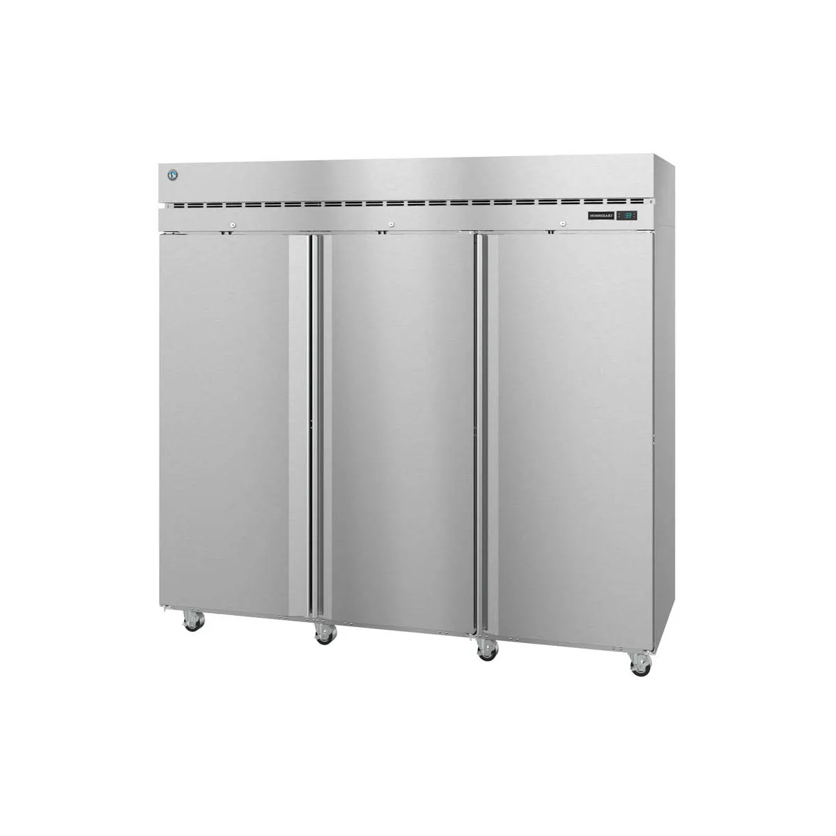 Hoshizaki R3A-FS 82" 3-Section Reach-In Refrigerator w/ 3 Solid Full Doors, Top Mounted, Stainless Steel, 79 cu. ft.