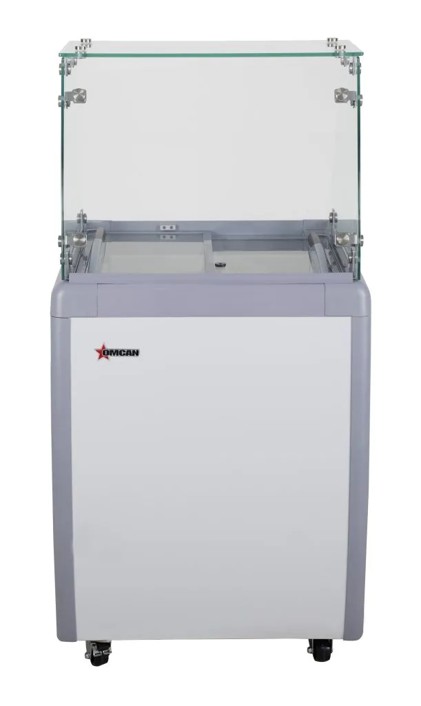 Omcan USA 47742 (FR-CN-0005) 26" Gelato Dipping Cabinet w/ Sneeze Guard