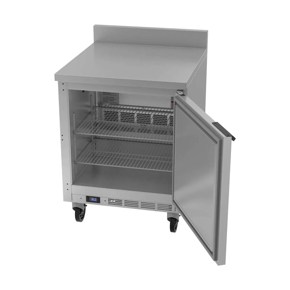 Beverage Air WTR27AHC 27" 1-Section Worktop Refrigerator w/ 1 Door, 6.13 cu. ft.