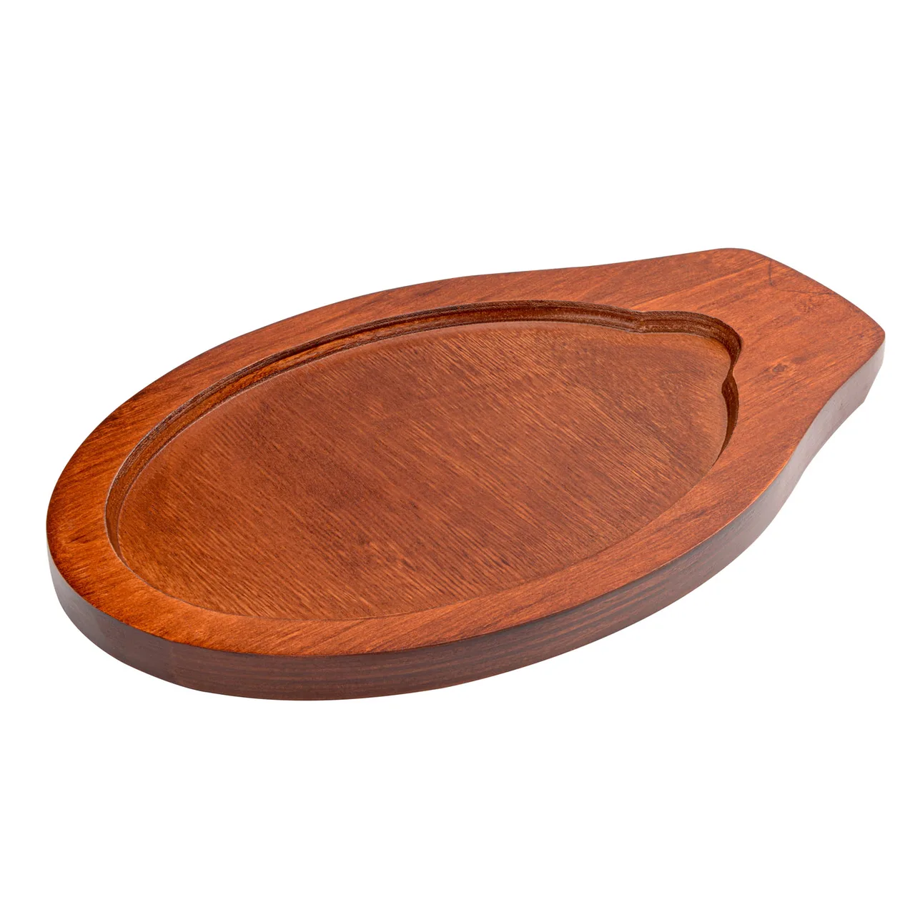 CAC China FSSC-2-UW Oval Wooden Underliner, 12" Size for FSSC-2 12-5/8" Sizzle Platter
